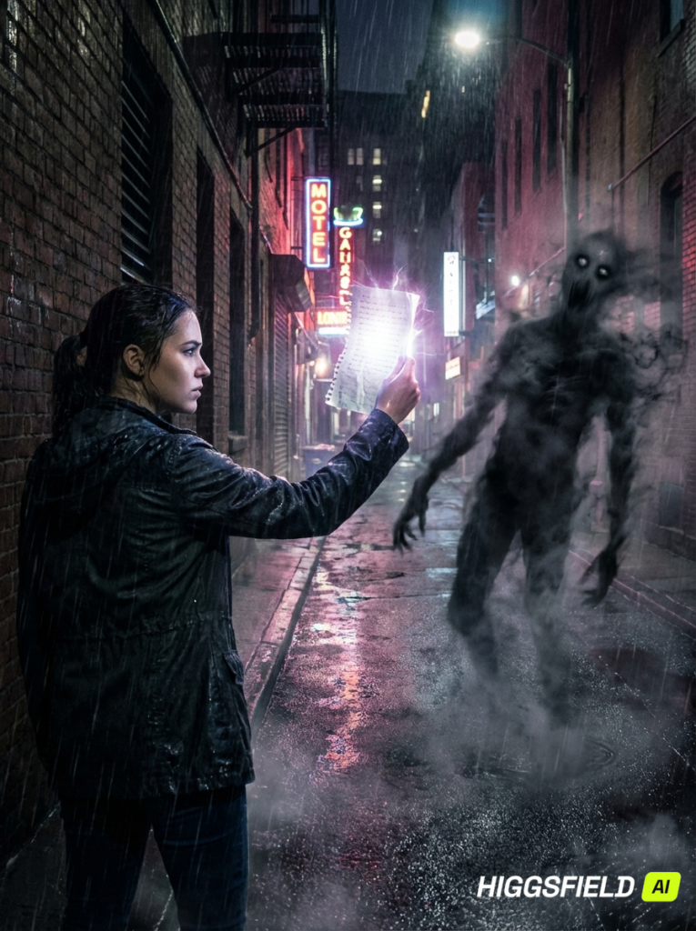 zwischen neonlicht und schatten